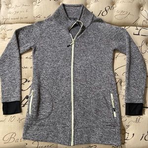 Eddie Bauer fleece zip-up jacket, size large.